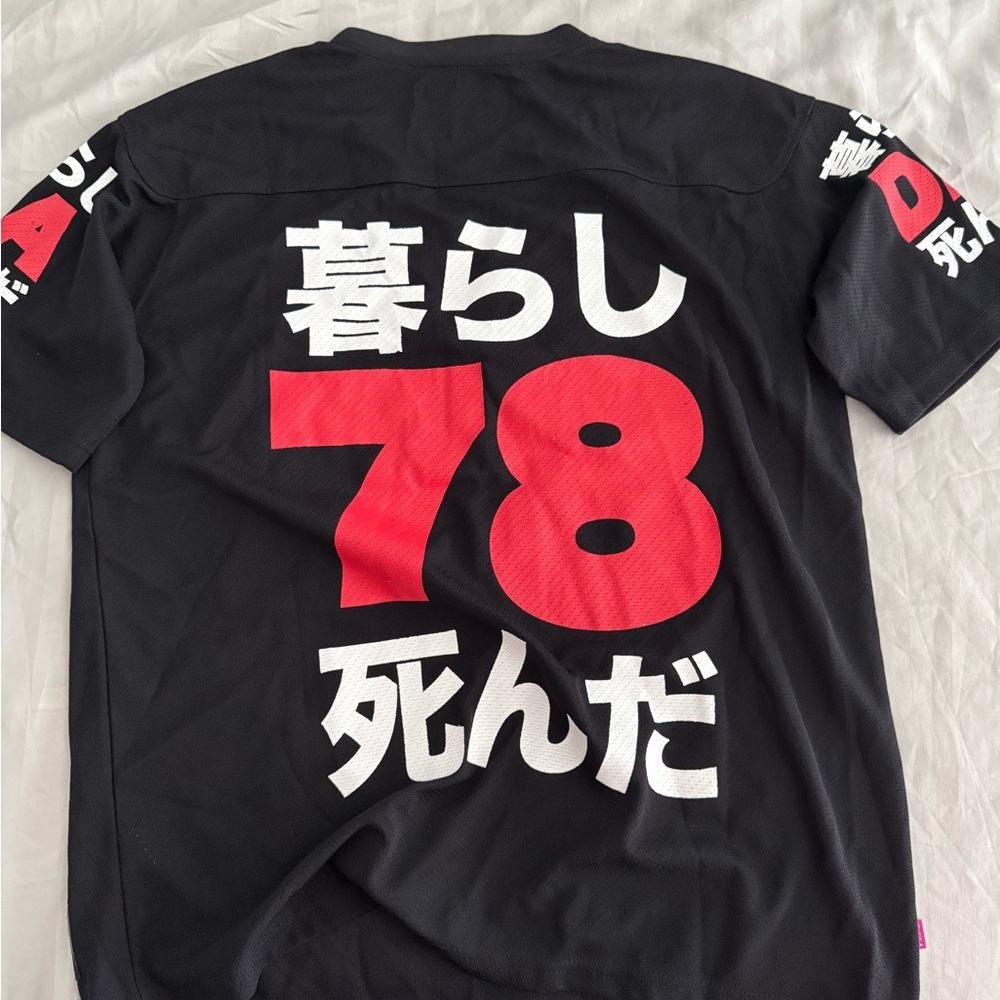 Black and Red Graphic Men's Shirt
